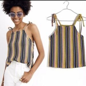 Madewell- Texture & Thread Shoulder Tie Cami Top